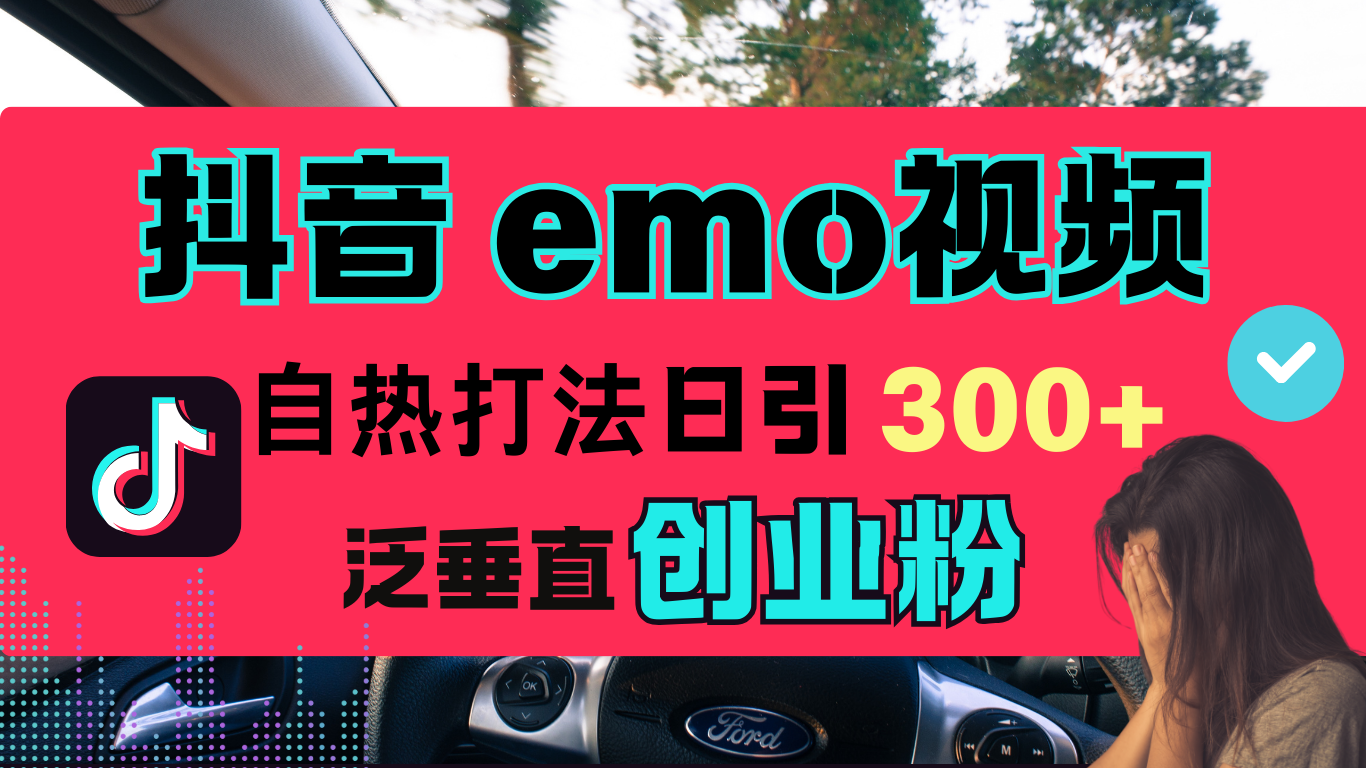 抖音“EMO视频”自热流打法,日引300+泛垂直创业粉-荔枝网络