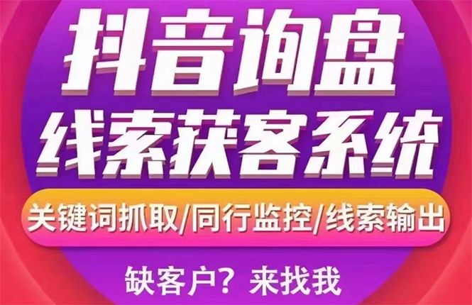 【副业项目3155期】【高端精品】外面卖888的短视频询盘获客采集系统【无限采集+永久使用】-荔枝网络