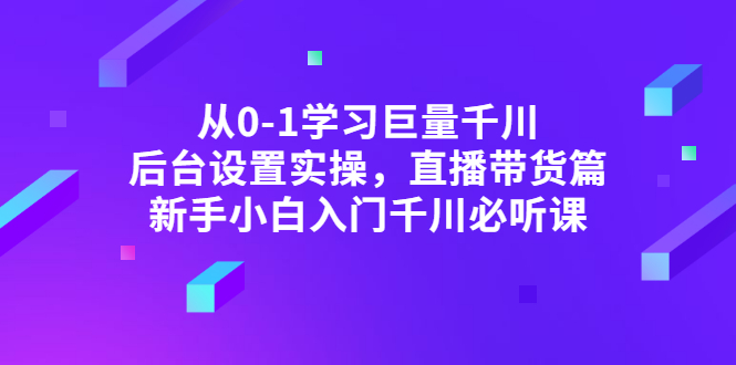 【副业项目3407期】抖音千川投放实战课程（抖音千川投放技巧）-荔枝网络