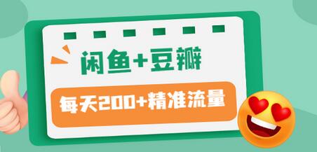 【副业项目3442期】闲鱼和豆瓣精准引流全系列课程，每天引流200+精准粉（闲鱼引流推广怎么做）-荔枝网络
