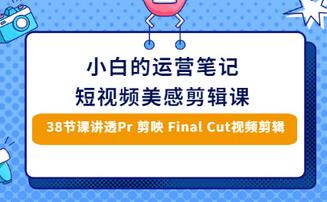 【副业项目3488期】短视频剪辑免费教学视频（小白也能学会的短视频美感剪辑课）-荔枝网络