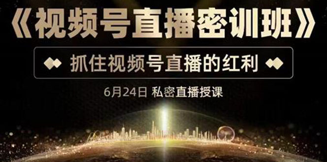 【副业项目3625期】视频号直播密训班：教企业怎么做好视频号直播，抓住视频号直播的红利-荔枝网络