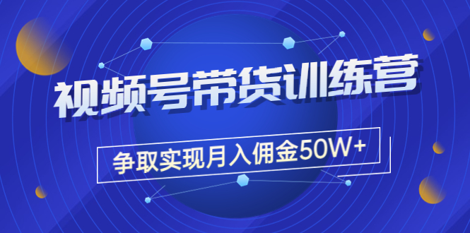 【副业项目3707期】视频号直播带货教程，教你如何实现月入佣金50W+（课程+资料+工具）-荔枝网络