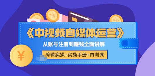 【副业项目3715期】中视频自媒体运营实操+实操手册+内训课，从账号注册到赚钱全面讲解-荔枝网络