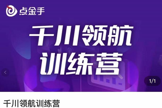 【副业项目3716期】千川领航训练营：干川逻辑与算法的剖析，千川投放技巧-荔枝网络