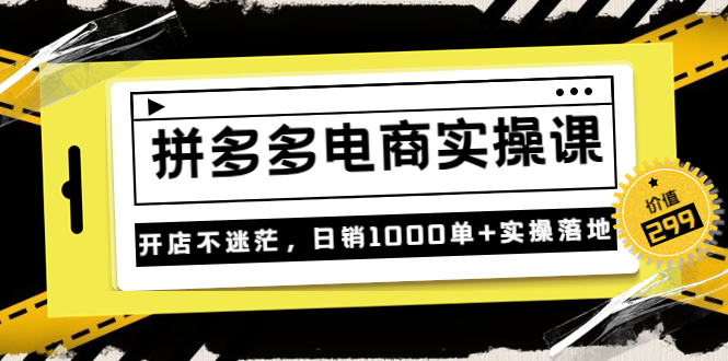 【副业项目3832期】拼多多电商实操课：多多搜索怎么开车，拼多多怎么提高转化率-荔枝网络