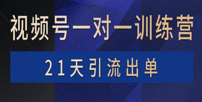 【副业项目4068期】视频号训练营：带货，涨粉，直播，游戏，四大变现新方向，21天引流出单-荔枝网络