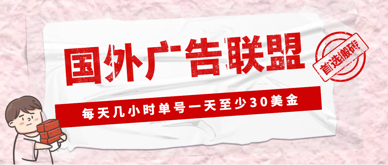 【副业项目4897期】外面收费1980最新国外LEAD广告联盟搬砖项目，单号一天至少30美金(详细教程)-荔枝网络