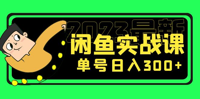 【副业项目5277期】花599买的闲鱼项目：2023最新闲鱼实战课，单号日入300+（7节课）-荔枝网络
