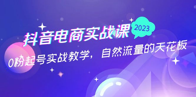 【副业项目5228期】抖音电商实战课：0粉起号实战教学，自然流量的天花板（2月19最新）-荔枝网络