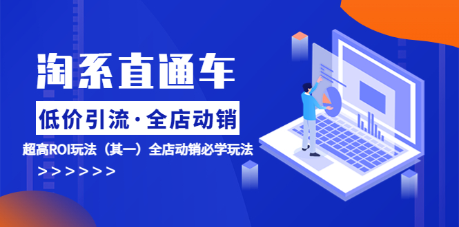 【副业项目5974期】淘系直通车《低价·引流 全店·动销》超高ROI玩法（其一）全店动销必学玩法-荔枝网络