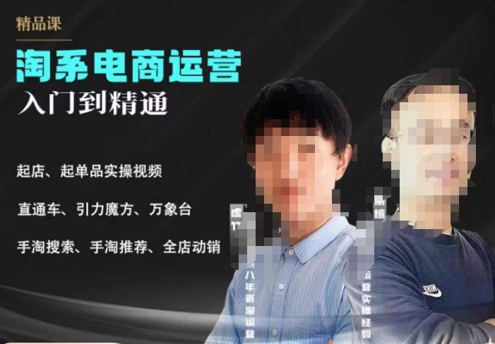 【副业项目6098期】2023手淘搜索实操课+体系化课程，​起店起单品实操视频课程-荔枝网络