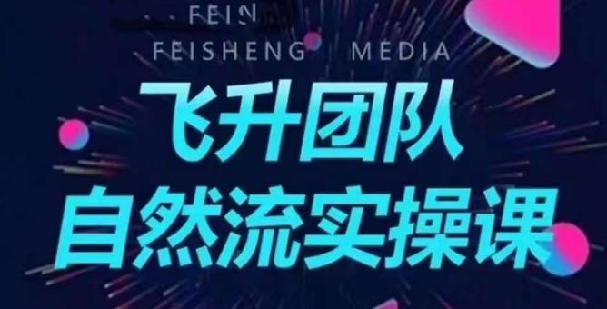 【副业项目6267期】飞升团队课程自然流实操课,抖音半无人起号主播间搭建教学-荔枝网络