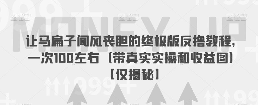 【副业项目6849期】让马扁子闻风丧胆的终极版反撸教程，一次100左右（带真实实操和收益图）【仅揭秘】-荔枝网络