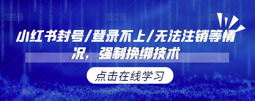 【副业项目6903期】小红书封号/登录不上/无法注销等情况，强制换绑技术【揭秘】-荔枝网络