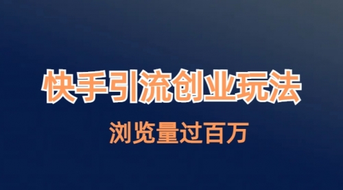 【副业项目7004期】快手引流创业笔记玩法浏览量过百万-荔枝网络