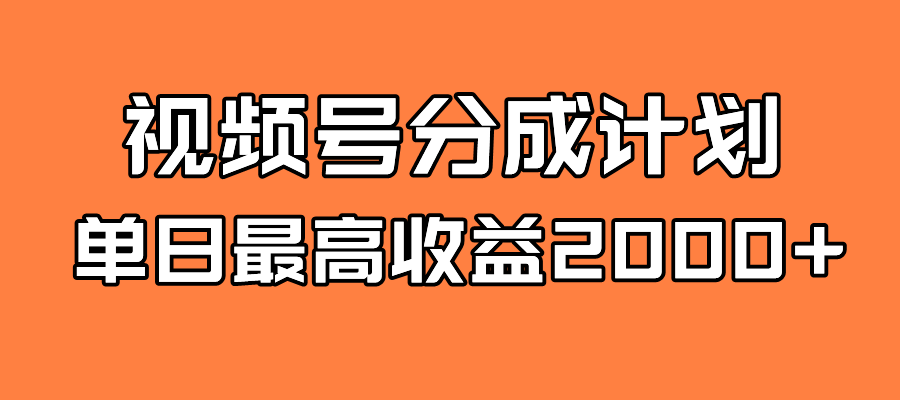 【副业项目7871期】探索全新蓝海！视频号掘金计划，每日轻松赚取2000＋！快速学习，实现财富自由！-荔枝网络