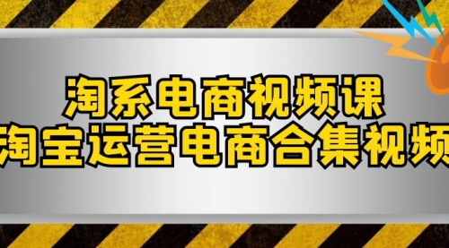 【副业项目8013期】淘系-电商视频课,淘宝运营电商合集视频-荔枝网络