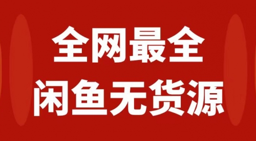 【副业项目8153期】月入3w+的闲鱼无货源保姆级教程2.0：新手小白从0-1开店盈利手把手干货教学-荔枝网络