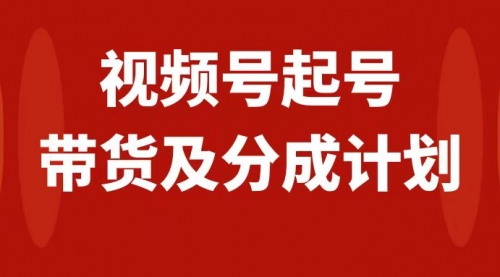 【副业项目8193期】视频号快速起号，分成计划及带货，0-1起盘、运营、变现玩法，日入1000+-荔枝网络