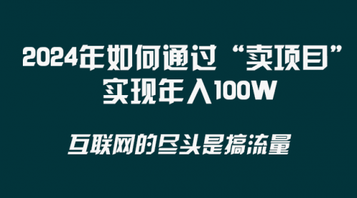 【副业项目8543期】2024年如何通过“卖项目”实现年入100W-荔枝网络