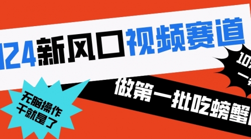 【副业8652期】2024新风口视频赛道 做第一批吃螃蟹的人 10分钟一条原创视频-荔枝网络