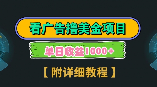 【副业9035期】Google看广告撸美金，3分钟到账2.5美元 单次拉新5美金，多号操作，日入1千+-荔枝网络
