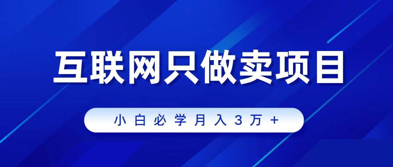 互联网的尽头就是卖项目，被割过韭菜的兄弟们必看！轻松月入三万以上！-荔枝网络