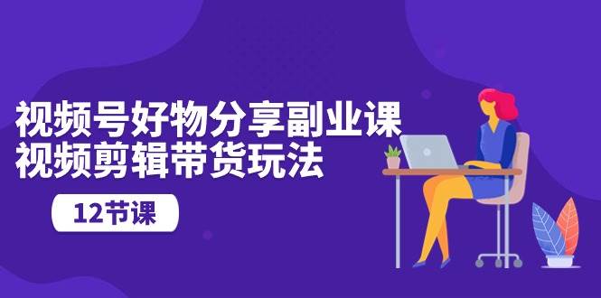 视频号好物分享副业课，视频剪辑带货玩法（12节课）-荔枝网络