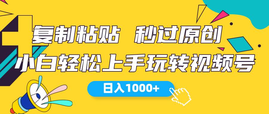 视频号新玩法 小白可上手 日入1000+-荔枝网络