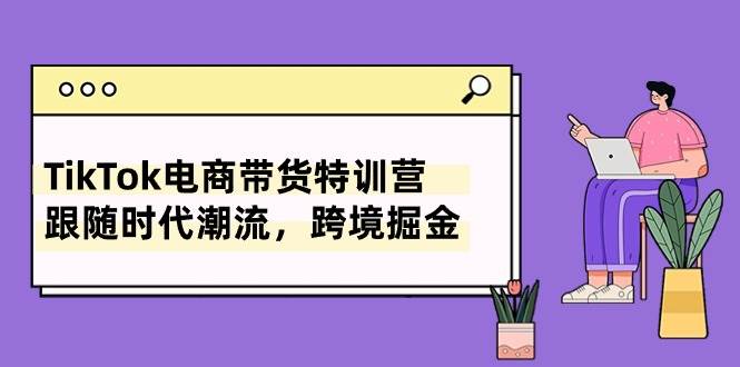 TikTok电商带货特训营，跟随时代潮流，跨境掘金（8节课）-荔枝网络