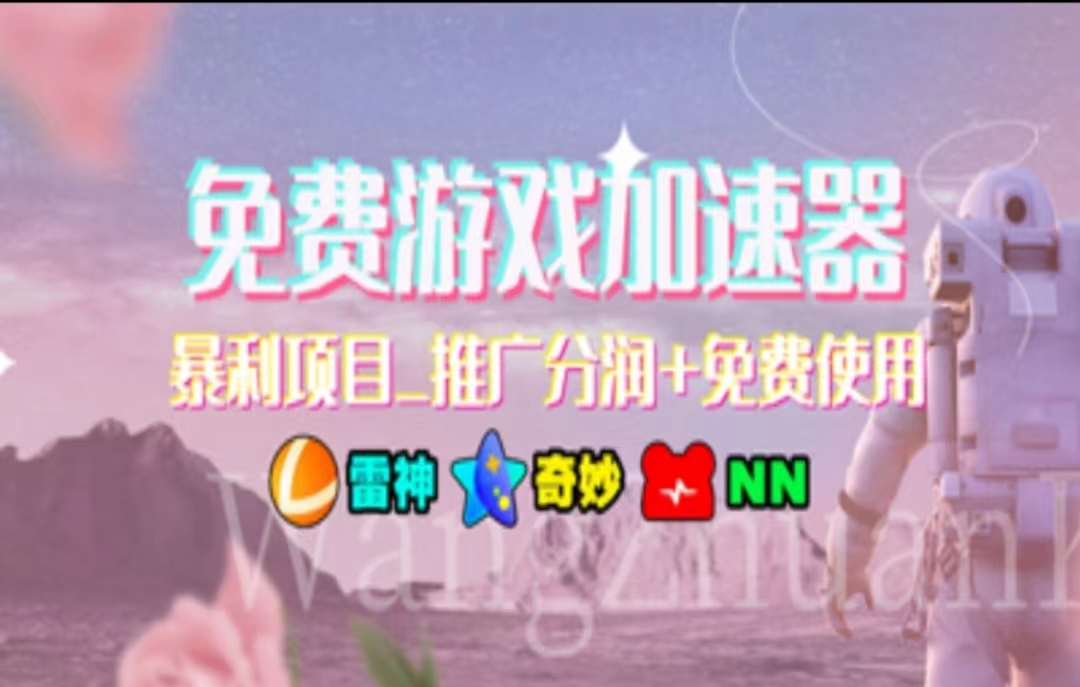 游戏加速器推广,一个月几百到几千的小项目,你看的上么?-荔枝网络