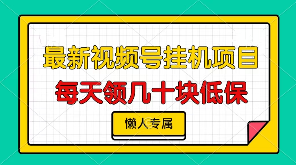 视频号挂机项目,每天几十块低保,懒人专属!-荔枝网络