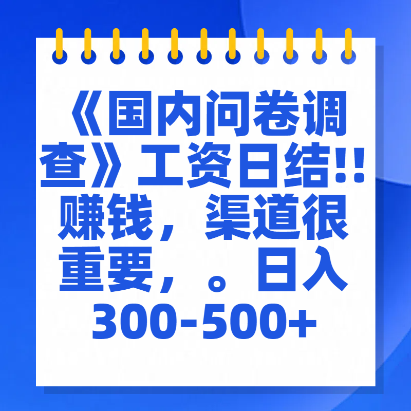 问卷调查答题，一个人在家也可以闷声发大财，小白一天2张，【揭秘】-荔枝网络