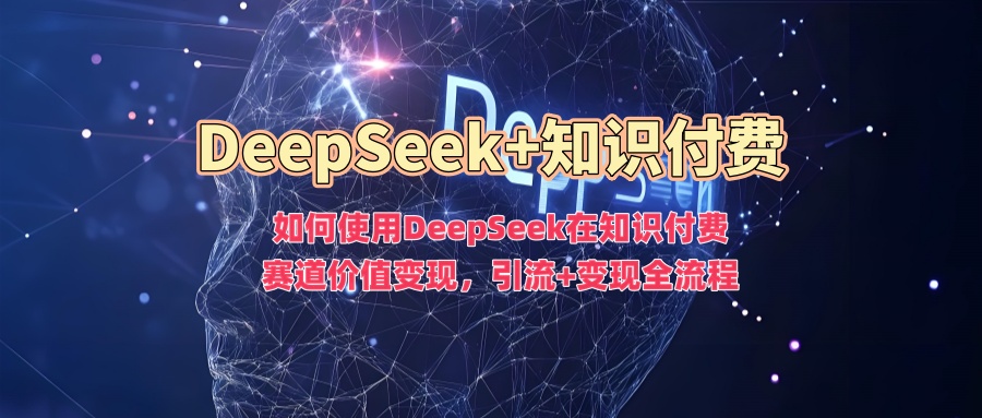 如何使用DeepSeek在知识付费赛道价值变现，引流+变现全流程-荔枝网络