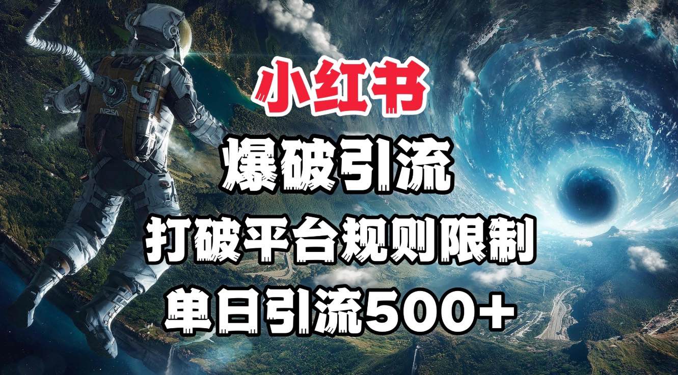 小红书爆破引流，打破平台的规则限制，单日引流500+精准粉-荔枝网络