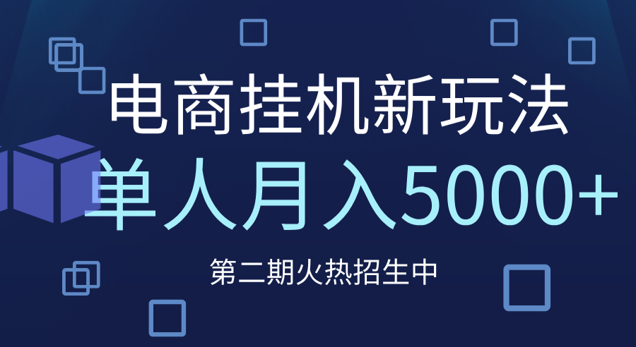 电商平台挂机新玩法，单人月入5000+攻略-荔枝网络
