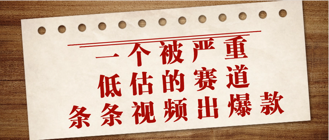 一个被严重低估的赛道，条条视频出爆款，一个月变现3万+-荔枝网络