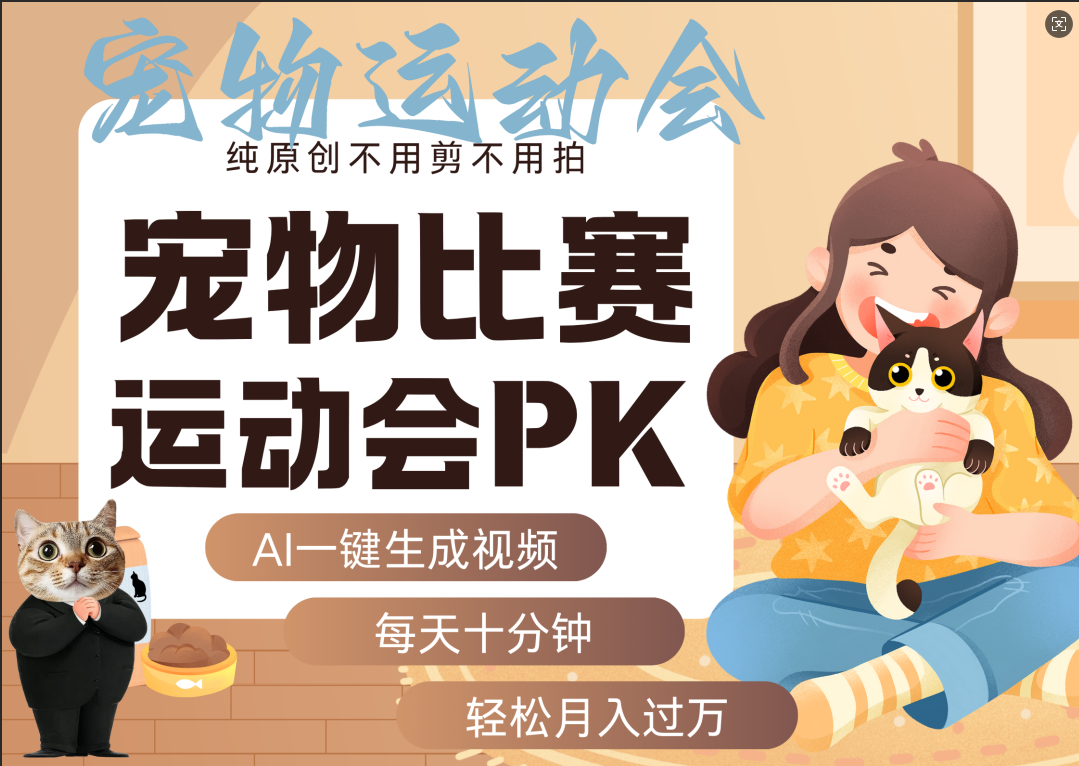AI萌宠运动员跳水 射击  篮球  足球比赛   每天十分钟 附详细提示词文案库  代替做素材 卖提示词 卖虚拟资料  卖宠物产品 做宠物私人定制产品  带徒弟 带陪跑 卖课  创作者分成 月入5W+-荔枝网络